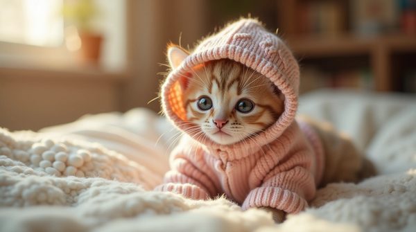 Vêtement pour chaton : entre protection, confort et style